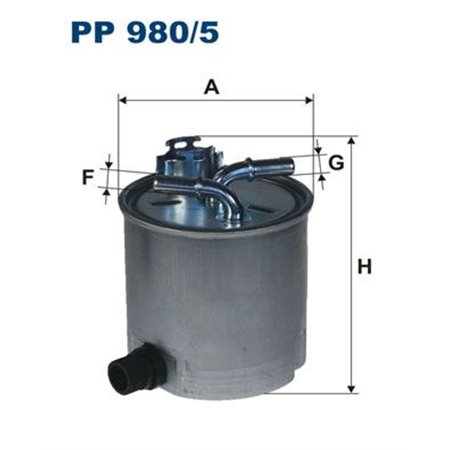 PP 980/5 FILTRON Polttoainesuodatin 