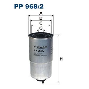 PP 968 2 Топливный фильтр FILTRON      - Top1autovaruosad