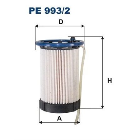 PE 993/2 Fuel Filter FILTRON