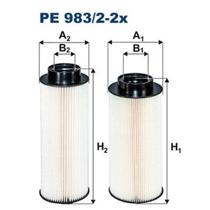 PE 983/2-2X Топливный фильтр FILTRON    PE 983/2 2x 