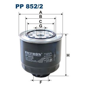PP 852/2 FILTRON Kütusefilter     