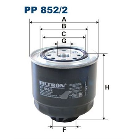 PP 852/2  Fuel filter FILTRON 