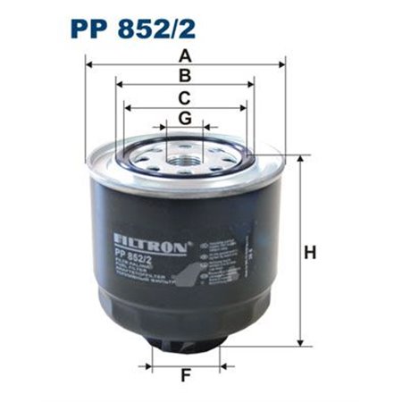 PP 852/2 Fuel Filter FILTRON