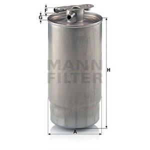 WK 841/1 Fuel Filter MANN-FILTER - Top1autovaruosad