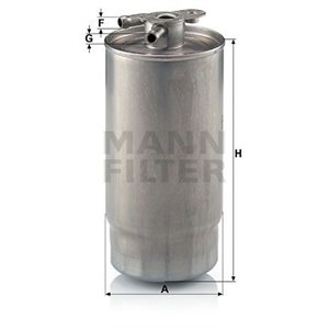 WK 841 1  Fuel filter MANN FILTER  - Top1autovaruosad