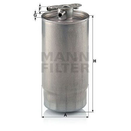 WK 841/1 Топливный фильтр MANN-FILTER