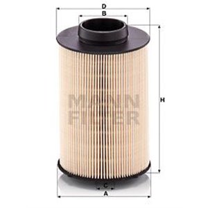 PU 10 020 X  Fuel filter MANN FILTER 