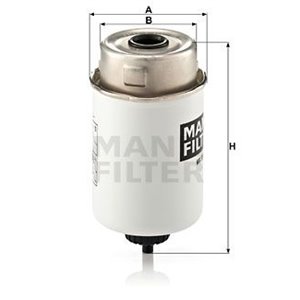 WK 8015 Топливный фильтр MANN FILTER     