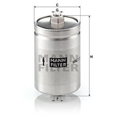 WK 725 Fuel Filter MANN-FILTER