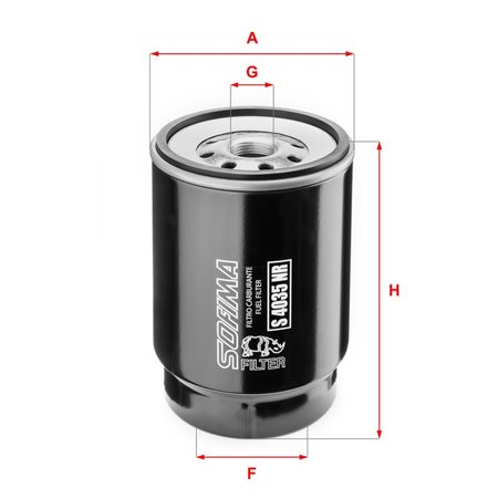 S 4035 NR Fuel Filter SOFIMA