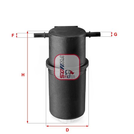 S 4144 NR Fuel Filter SOFIMA