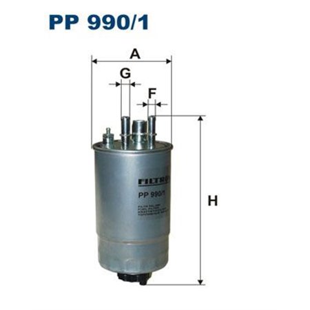 PP 990/1 Kütusefilter FILTRON