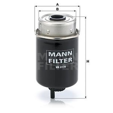 WK 8179 Fuel Filter MANN-FILTER