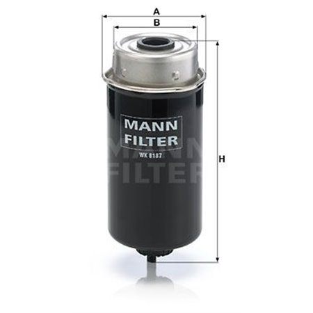 WK 8187 Bränslefilter MANN-FILTER