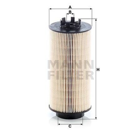 PU 999/2 x Fuel Filter MANN-FILTER