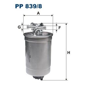 PP 839/8 Kütusefilter FILTRON - Top1autovaruosad