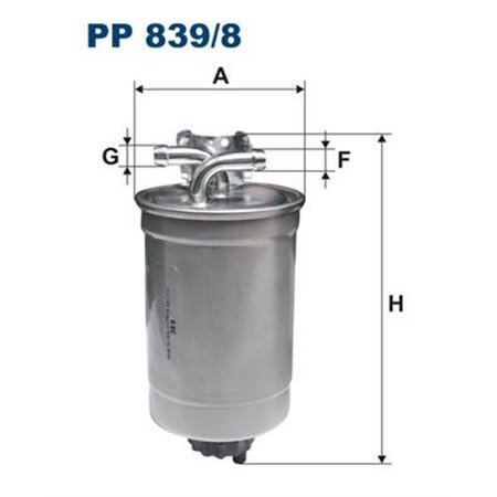 PP 839/8 Kütusefilter FILTRON