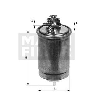 WK 853 12 Z  Fuel filter MANN FILTER  - Top1autovaruosad