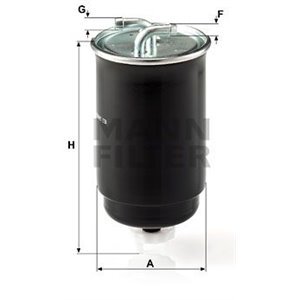 WK 842/3  Fuel filter MANN FILTER 