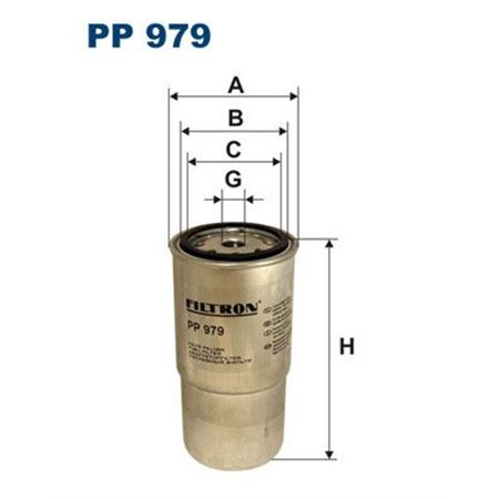 PP 979 Polttoainesuodatin FILTRON