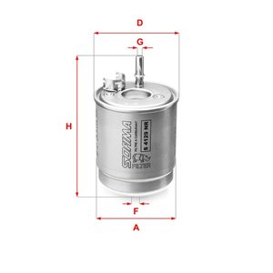 S 4129 NR Kütusefilter SOFIMA - Top1autovaruosad