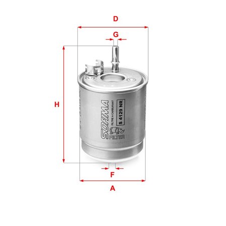 S 4129 NR Fuel Filter SOFIMA