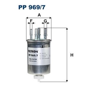 PP 969/7 Топливный фильтр FILTRON     