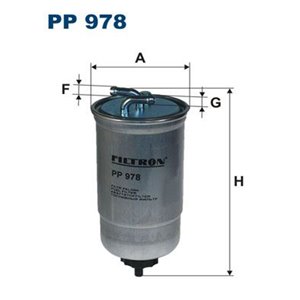 PP 978 Топливный фильтр FILTRON - Top1autovaruosad