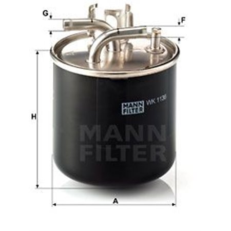 WK 1136 Топливный фильтр MANN-FILTER