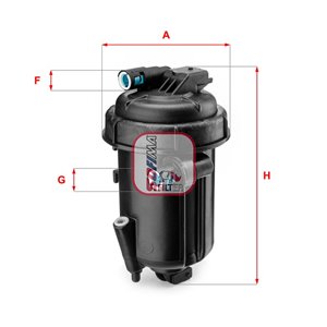 S5163GC  Fuel filter SOFIMA 