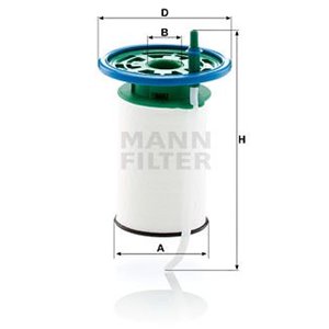 PU 7015 Топливный фильтр MANN FILTER      - Top1autovaruosad