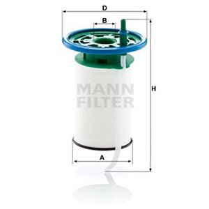 PU 7015 Топливный фильтр MANN-FILTER - Top1autovaruosad