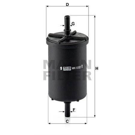 WK 6002 Fuel Filter MANN-FILTER