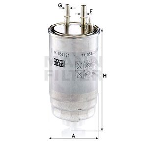 WK 853/21  Fuel filter MANN FILTER 