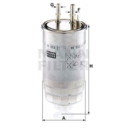 WK 853/21 Fuel Filter MANN-FILTER