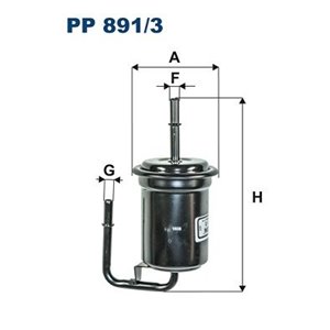 PP 891 3 Топливный фильтр FILTRON      - Top1autovaruosad