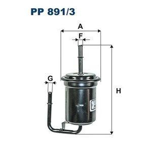 PP 891/3 Kütusefilter FILTRON - Top1autovaruosad