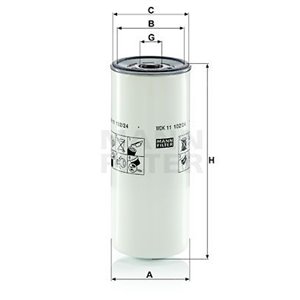 WDK 11 102 24  Fuel filter MANN FILTER  - Top1autovaruosad