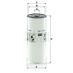 WDK 11 102/24 MANN FILTER Kütusefilter     