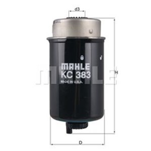 KC383  Fuel filter KNECHT  - Top1autovaruosad