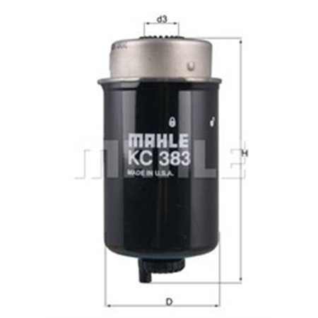 KC383  Fuel filter KNECHT 