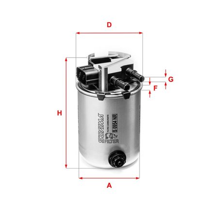 S 0954 NR Топливный фильтр SOFIMA