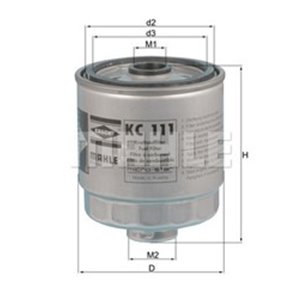 KC 111 Fuel Filter KNECHT - Top1autovaruosad