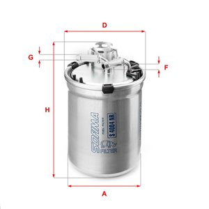 S4004NR  Fuel filter SOFIMA 