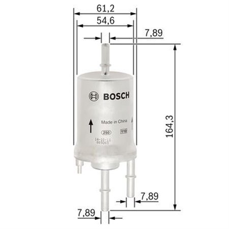 F 026 403 008 Kütusefilter BOSCH