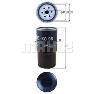 KC98  Fuel filter KNECHT  - Top1autovaruosad