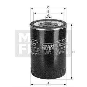 WDK 962/12 Топливный фильтр MANN-FILTER - Top1autovaruosad