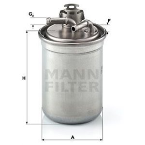 WK 823/3 x Топливный фильтр MANN-FILTER - Top1autovaruosad