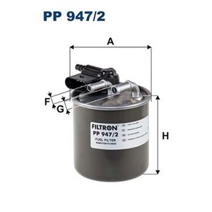 PP 947/2 Fuel Filter FILTRON - Top1autovaruosad