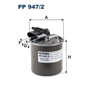 PP 947/2 Kütusefilter FILTRON - Top1autovaruosad